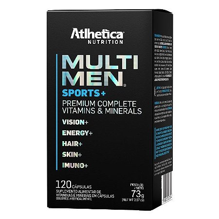 Multivitamínico Multi Men Sports+ (120caps) Atlhetica Nutrition