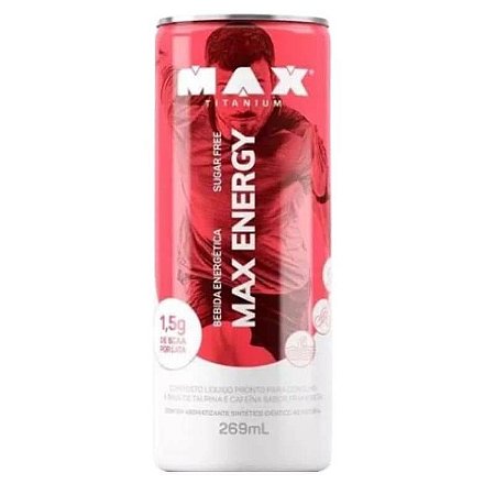 Energético Max Energy (Pack c/ 6un de 269ml)  Max Titanium