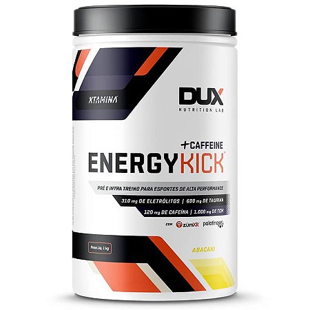 Energy Kick - Cafffeine Pré e Intra Treino (1000g) Dux Nutrition