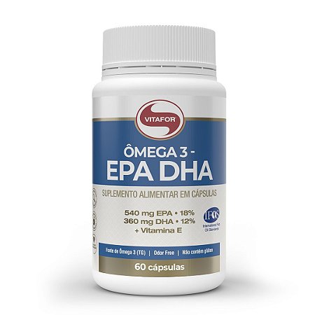 Omega 3  EPA 540mg + DHA 360mg (60 Caps) Vitafor