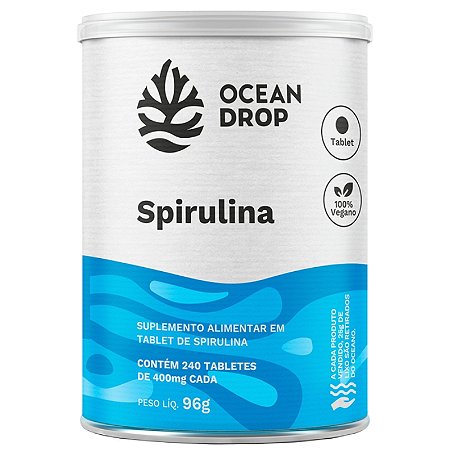 Spirulina (240 Tabs) Ocean Drop