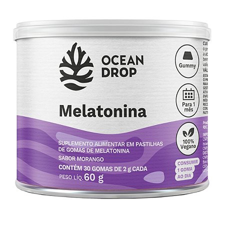 Gummy Melatonina (30 gomas) Ocean Drop