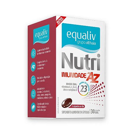 Multivitaminico Nutri Imunidade de AZ (30 Caps) Equaliv