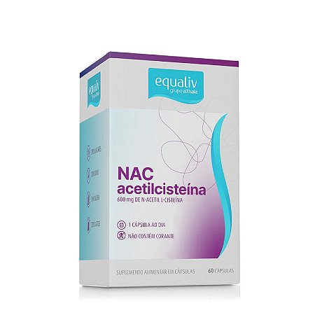 NAC Acetilcisteína  600 mg (60 Caps) Equaliv