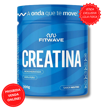 Creatina Monohidratada 100% Pure (300g) FitWave