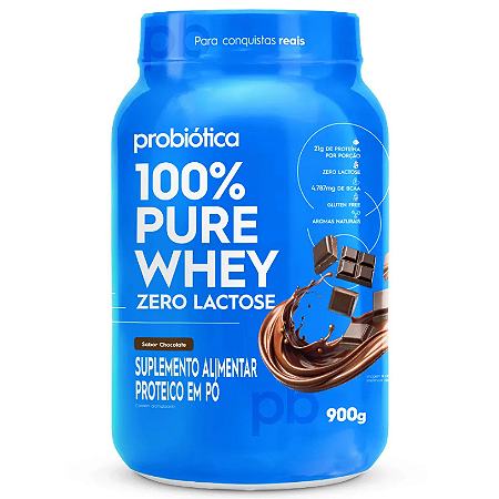 100% Pure Whey Zero Lactose (900g) Probiótica