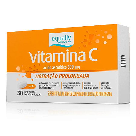 Vitamina C 500mg (30 Caps) Equaliv