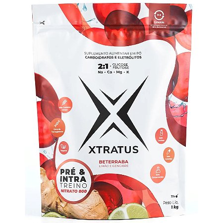 Pré e Intra Treino Nitrato 800 2:1 (1000g) Xtratus