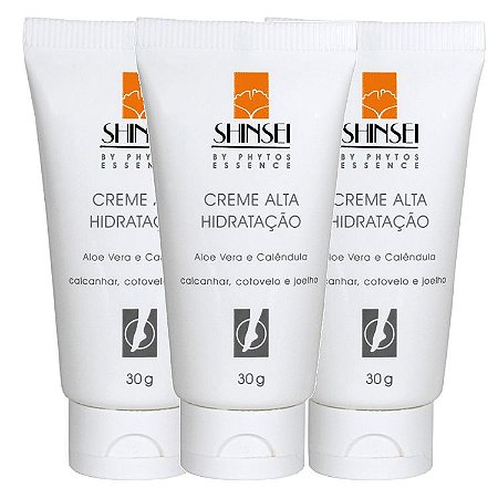 Kit Creme Alta Hidratação Shinsei 30g - 3 Unid