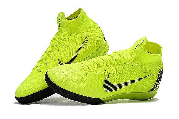 chuteira futsal infantil cano longo