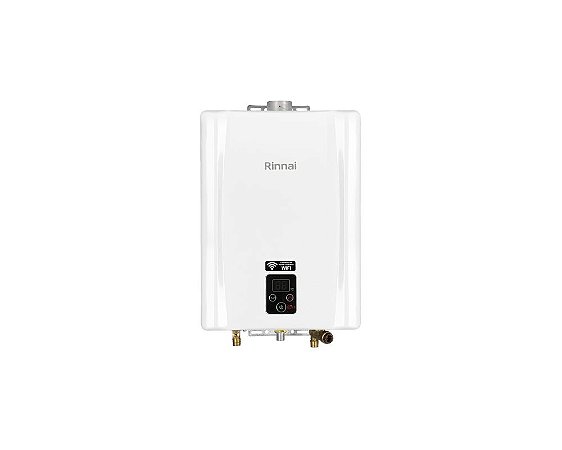 AQUECEDOR DIGITAL DE PASSAGEM A GÁS RINNAI E17 BRANCO