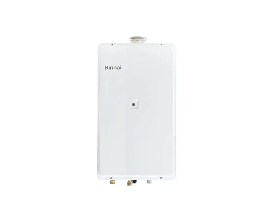 AQUECEDOR DIGITAL DE PASSAGEM A GÁS RINNAI E35 FEC  BRANCO