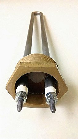 RESISTENCIA TUBULAR ROSCA 1 1/4 8.2XU1X300MM 1500W 220V INOX