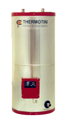 AQUECEDOR BOILER ELÉTRICO POR ACUMULAÇÃO THERMOTINI VERTICAL 150 LITROS AÇO INOX 304 ALTA PRESSÃO