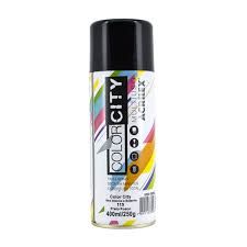 TINTA SPRAY PRETO USO GERAL 400ML ACRILEX