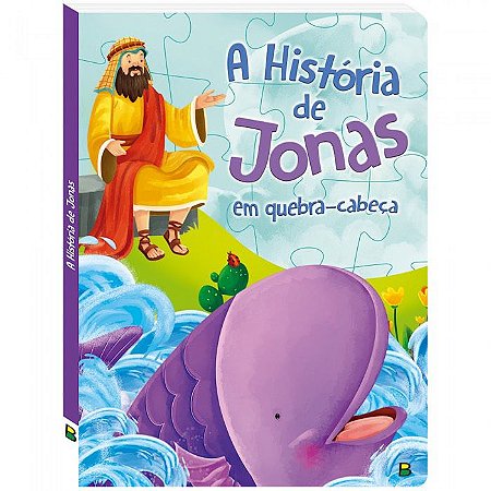 LIVRO AVENTURAS BÍBLICAS EM QUEBRA-CABEÇA: A HISTÓRIA DE JONAS - TODO LIVRO