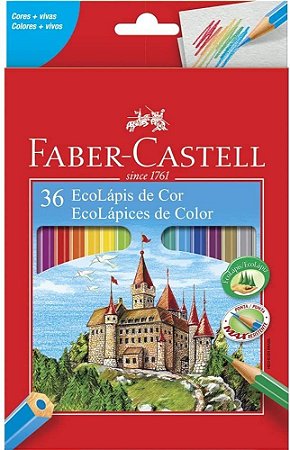 LÁPIS DE COR 36 CORES FABER-CASTELL