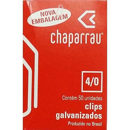 CLIPS CHAPARRAU 4/0 50 UNIDADES