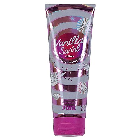 Pink Vanilla Swirl Loção Corporal Perfumada - Edição Limitada (236ml)
