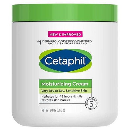 Cetaphil Moisturizing Cream for Very Dry/Sensitive Skin (566g)