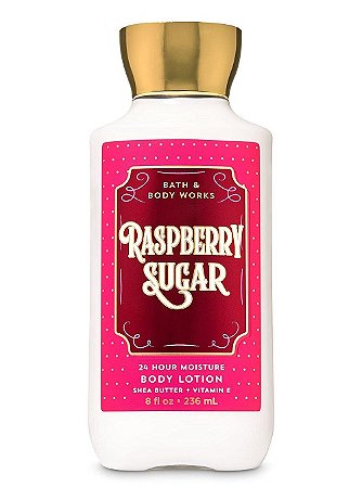 Bath & Body Works Raspberry Sugar Body Lotion with Shea Butter & Vitamin E (236ml)