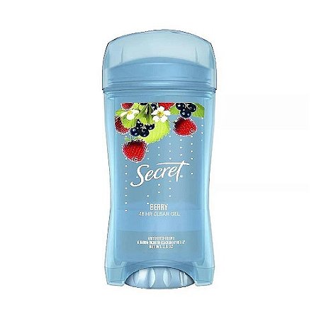 Secret, Desodorante em Gel Transparente de 48 horas, Fruto Silvestre (73g)