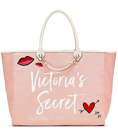 Bolsa de Praia Victoria’s Secret Bag Tote Large New York. London. Shanghai