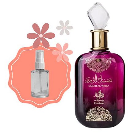 Decant Perfume Sabah Al Ward Feminino - Eau de Parfum (10 ml)