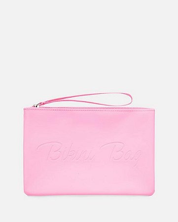 Bikini Bag - Necessaire Para Biquini Primark - Rosa Chiclete /Branca