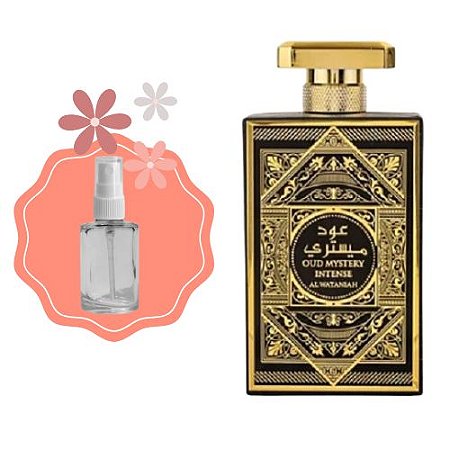 Decant Perfume Al wataniah Oud Mystery Intense Masculino - Eau de Parfum (10 ml)
