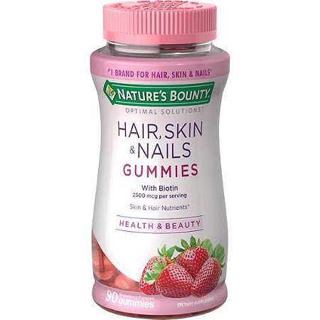 Hair,Skin & Nails Biotin 2500 mcg  (90 gummies)