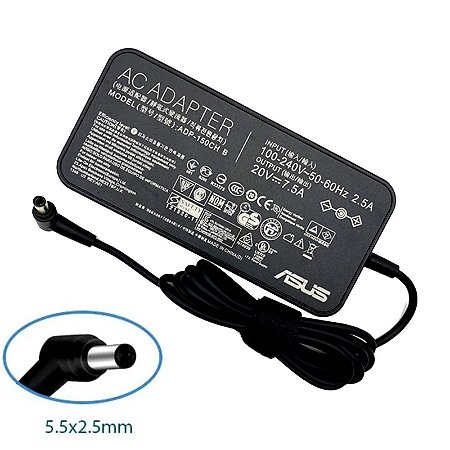 Fonte Carregador Para Notebook Asus G74S | 20 7.5A 150W