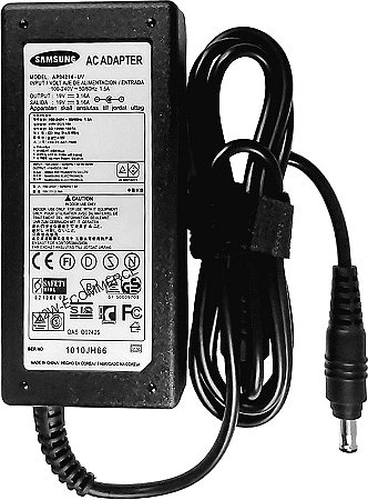 Fonte Carregador Samsung Ad-6019 A13-040n2a + Cabo De Força