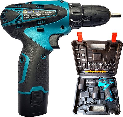 Parafusadeira Furadeira De Impacto A Bateria 12V