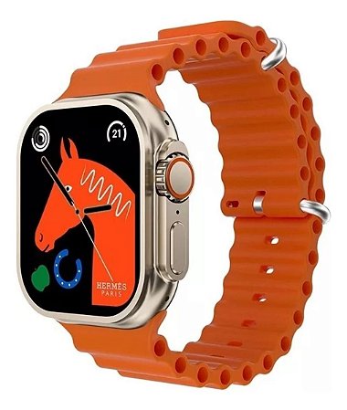 Smartwatch W9 Ultra Max Ligação Tela Infinita Android | Ios