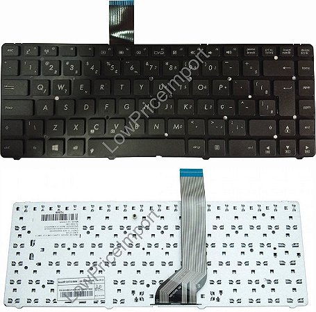 Teclado Para Notebook Asus Part Number 9J.N1M82.C01 | Preto ABNT2