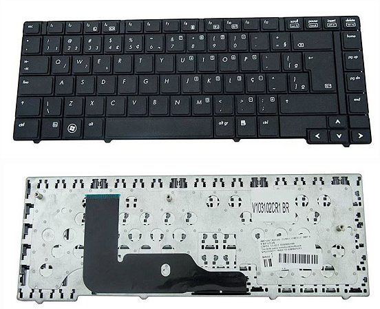 Teclado Notebook Hp Part Number 594052 201 Preto Abnt2