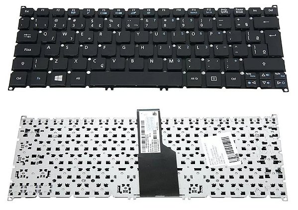 Teclado Para Notebook Acer V5-123-3824 V5-171-6406 V5-171-6878 | Preto ABNT2