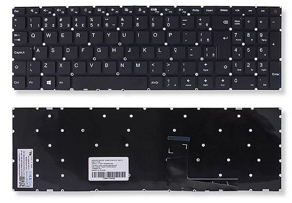 Teclado para Notebook Lenovo Ideapad 320 | Preto ABNT2