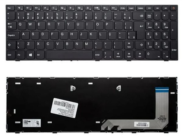 Teclado Para Notebook Lenovo Ideapad 110-17ACL Com Ç