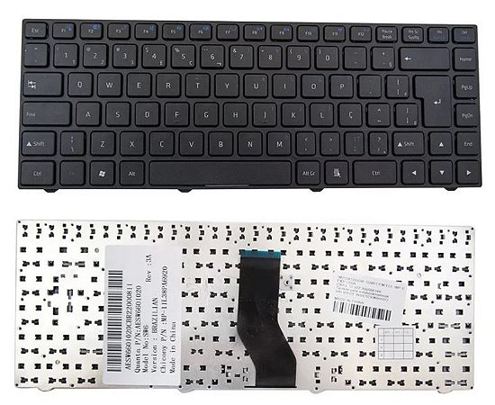 Teclado Notebook Positivo N9410 11084618 AESW6601020 ABNT2