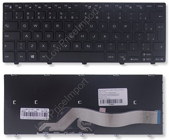 Teclado Para Notebook Dell 14 5458 D08P PK1313P1B00