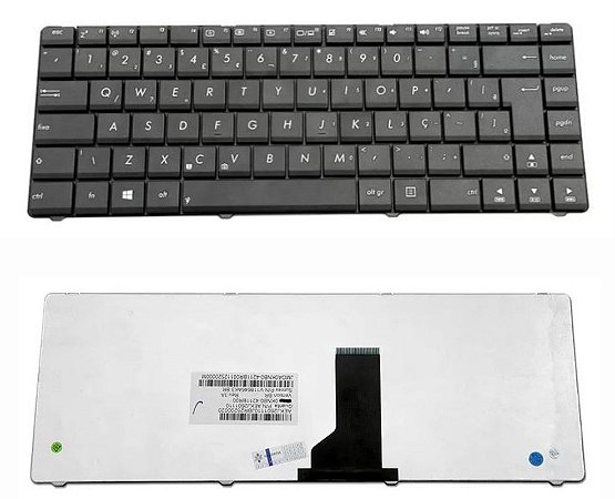 Teclado Para Notebook Asus K42F X44 X44C K43B | Preto Abnt2