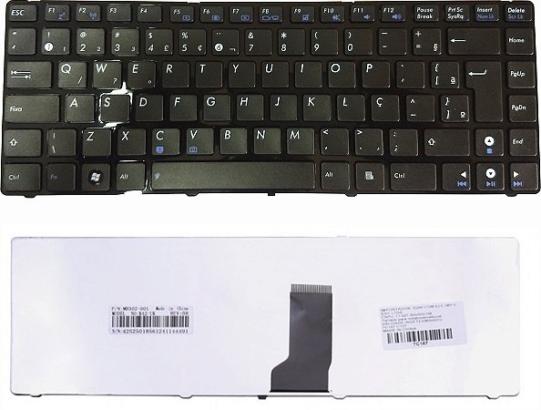 Teclado Para Notebook Asus N43Sm K42F | Preto Abnt2
