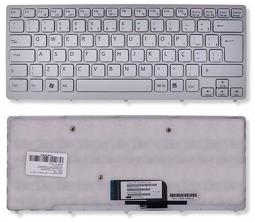 Teclado Para Notebook Sony Vaio VPC-CW1S1E | Branco ABNT2