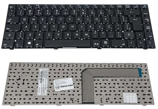 Teclado Para Notebook Positivo Pn Mp-11J78Pa-F516 Abnt2