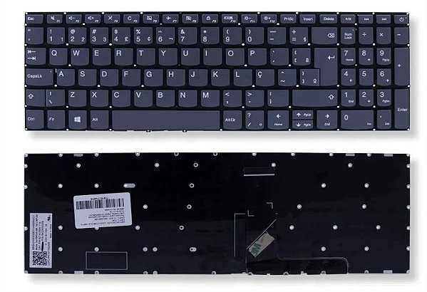 Teclado Para Notebook Lenovo Ideapad SN20M62983 | Grafite ABNT2