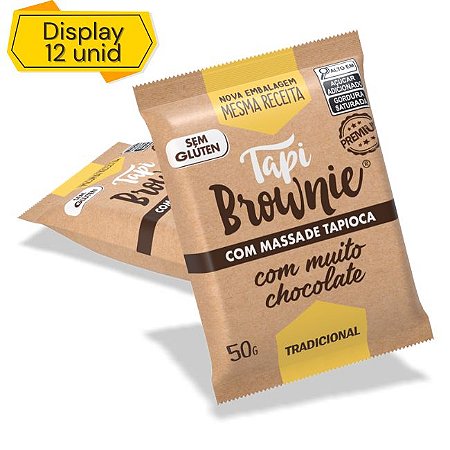 Tapi Brownie Tradicional (Display 12 unid)