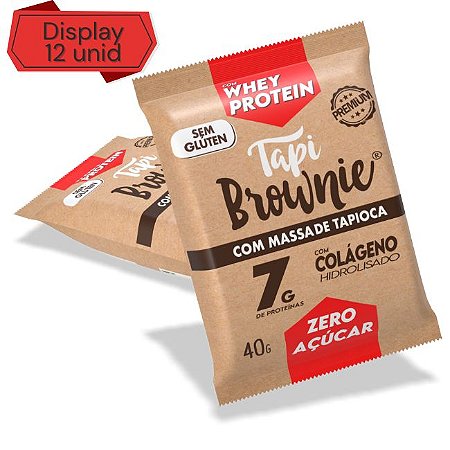 TapiBrownie Whey Protein - (Display 12 unid)