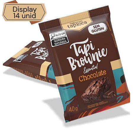 Brownie Essential - com Chocolate Meio Amargo  (DP14)